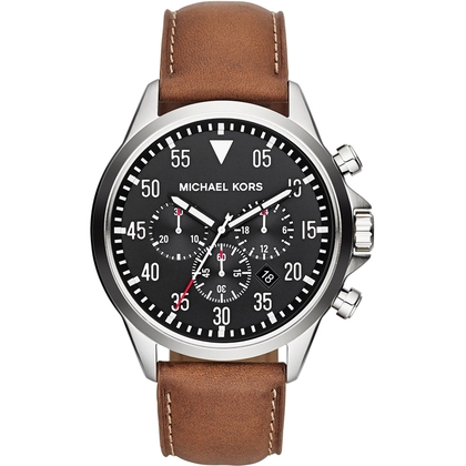 Michael Kors MK8333 Horlogeband Bruin Leer