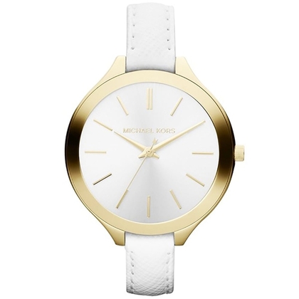 Michael Kors MK2273 Horlogeband Wit Leer 