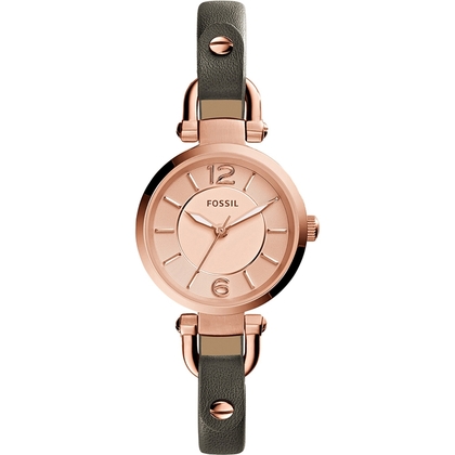 Fossil ES3862 Horlogeband Grijs Leer  