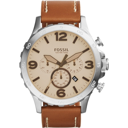 Fossil JR1503 Horlogeband Bruin Leer  