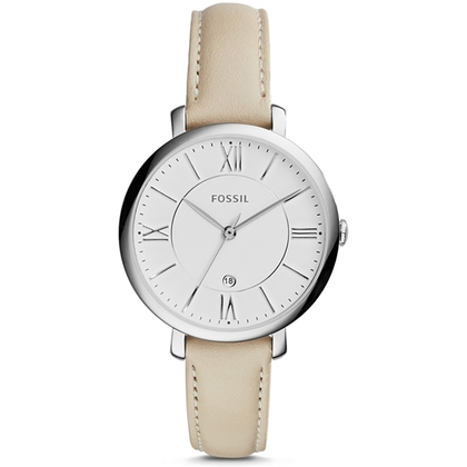 Fossil ES3793 Horlogeband Beige Leer  