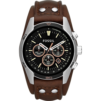 Fossil CH2891 Horlogeband Bruin Leer