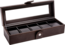 La Royale Classico 5 Horlogebox met Venster Bruin - 5 horloges