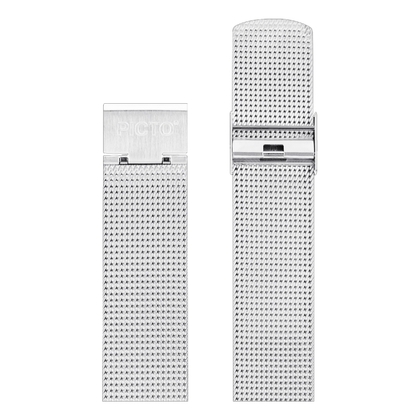 Picto Horlogebandje Mesh Staal - 20mm