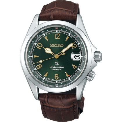Seiko Alpinist Prospex SPB121 SBDC091 Horlogeband L0L8012J0 Bruin Leer 20mm
