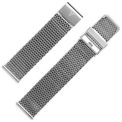 Mesh Milanese Horlogeband Grof Geweven Staal 20mm