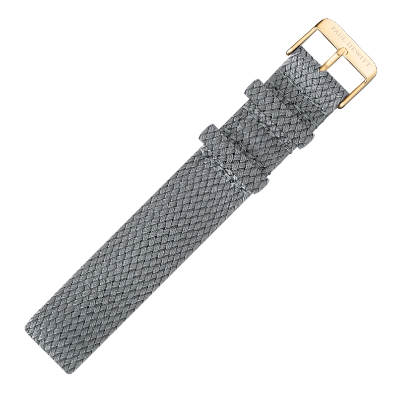 Paul Hewitt Perlon Horlogeband Grijs 20mm