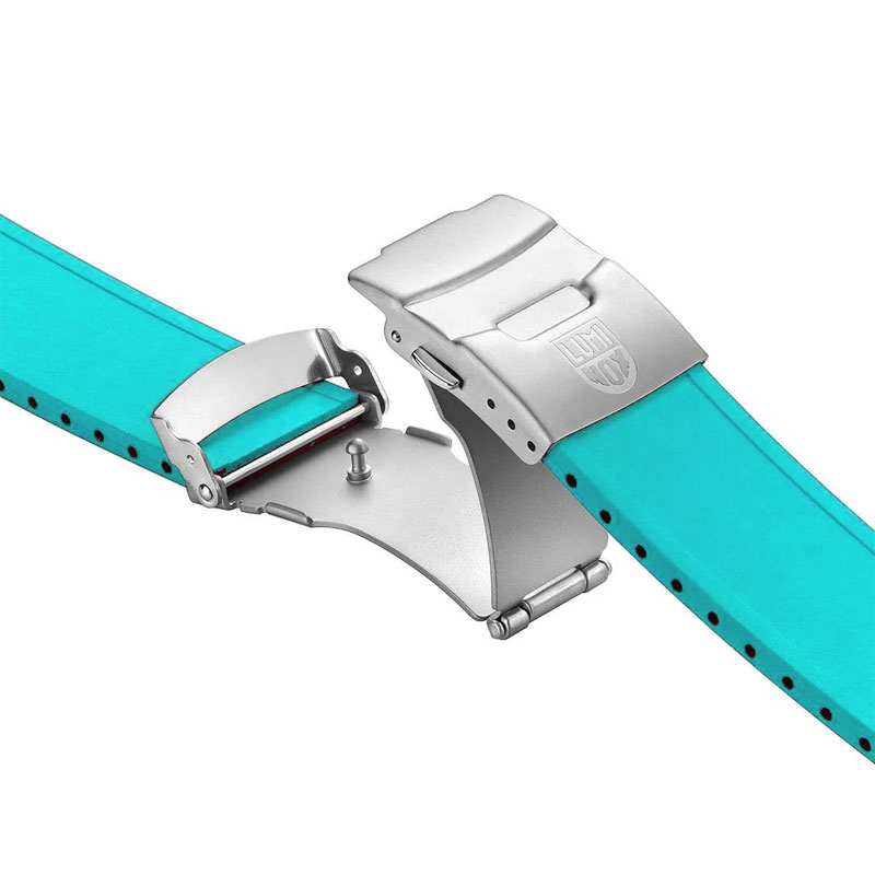 Luminox Pacific Diver Cut-to-Fit Horlogeband Turquoise NBR Rubber - FPX.2406.42Q.K - 24mm