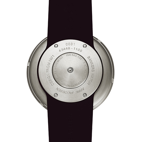 Arne Jacobsen Horlogeband voor Bankers, City Hall, Roman & Station Watch - Barenia