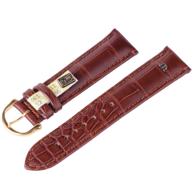 Maurice Lacroix Horlogeband Mississippi Alligator Bruin