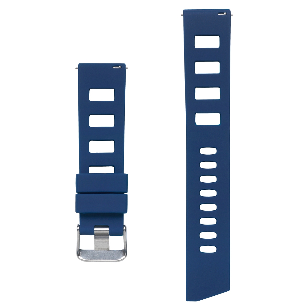 ISOfrane Style Horlogebandje Silicone Rubber Blauw