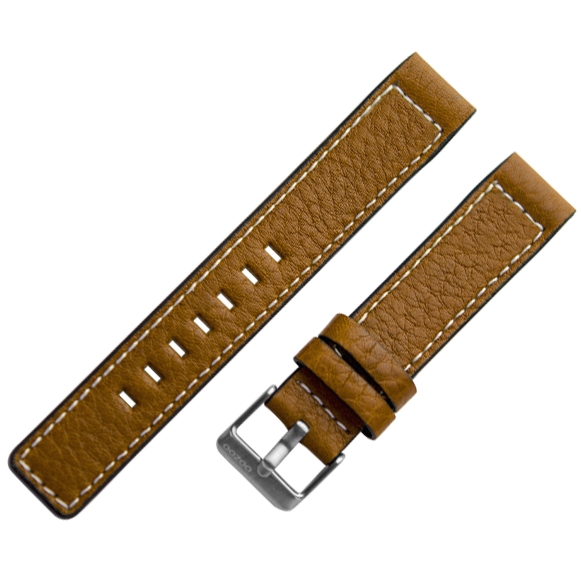 OOZOO Horlogebandje Cognac Leer