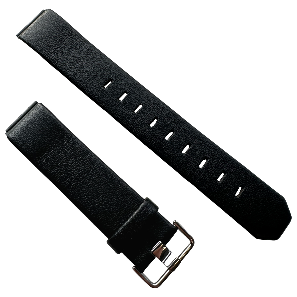 Jacob Jensen horlogeband 865, 866, 885, 886 zwart leer 19mm