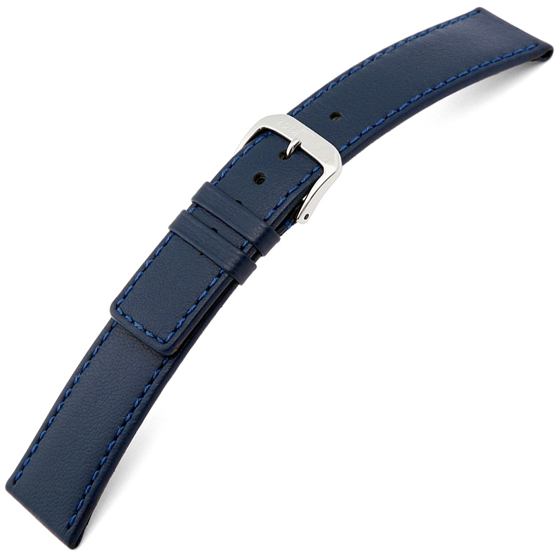 Rios Cashmere Horlogebandje Lamsleer Blauw