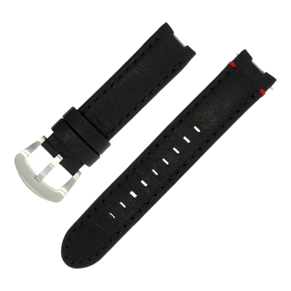 Buddha to Buddha Horlogeband voor Accelerator BTB.F.R… 39mm Horloges - Zwart Leer 18mm