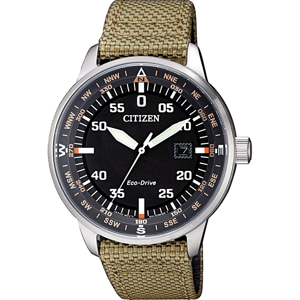 Citizen Eco-Drive Aviator BM7390-14E Horlogeband 20mm