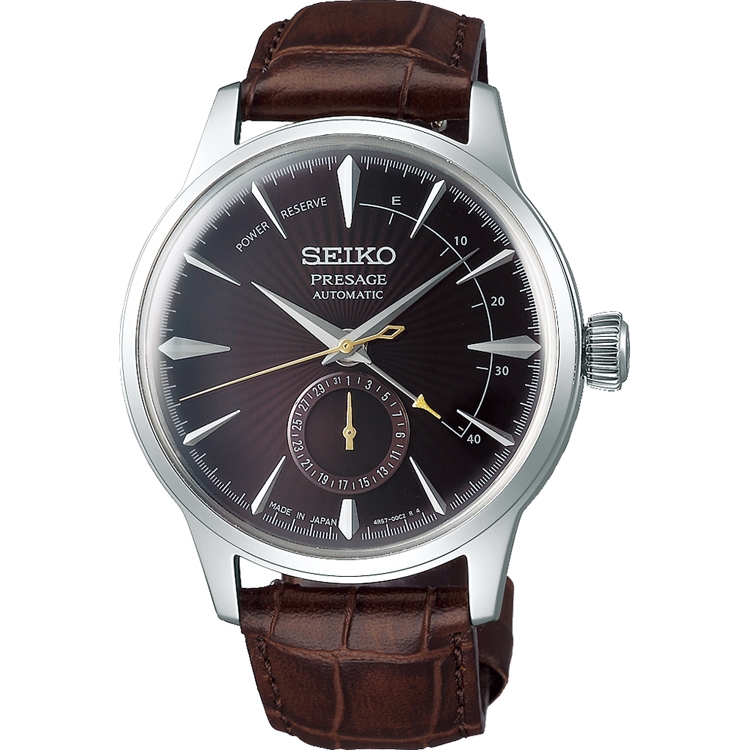Seiko Presage Automatic SSA393 Horlogeband L0KE013J0 Bruin Leer 20mm