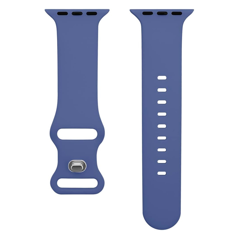Apple Watch Horlogeband Silicone Rubber Lavendel