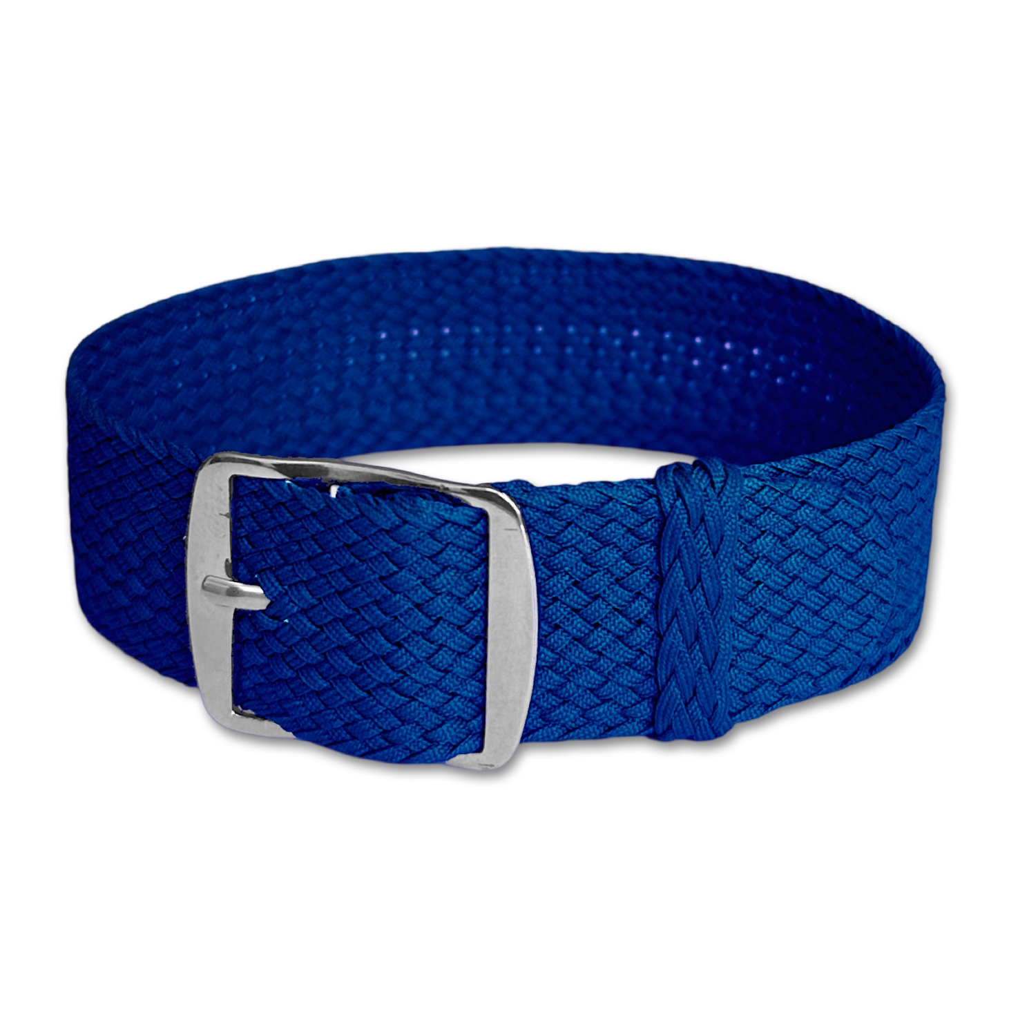 Perlon Geweven Horlogebandje Blauw