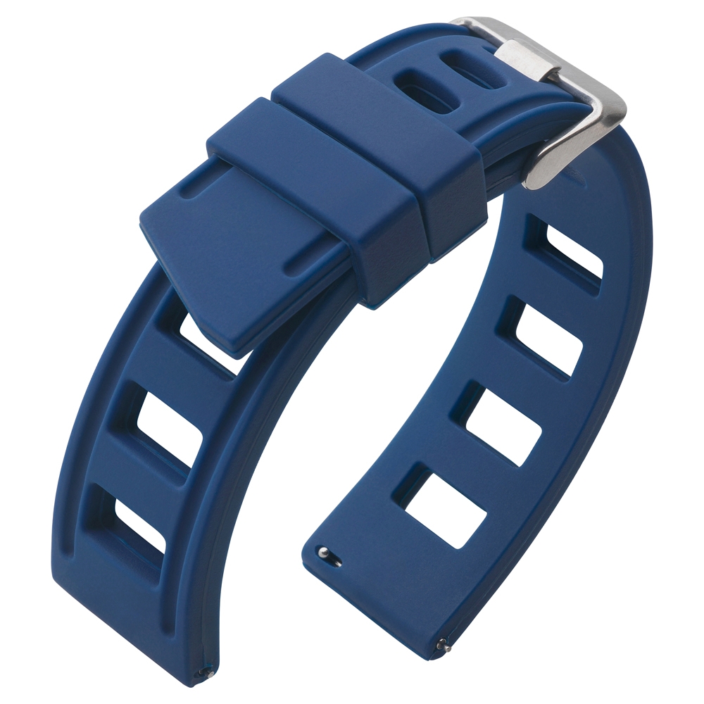 ISOfrane Style Horlogebandje Silicone Rubber Blauw