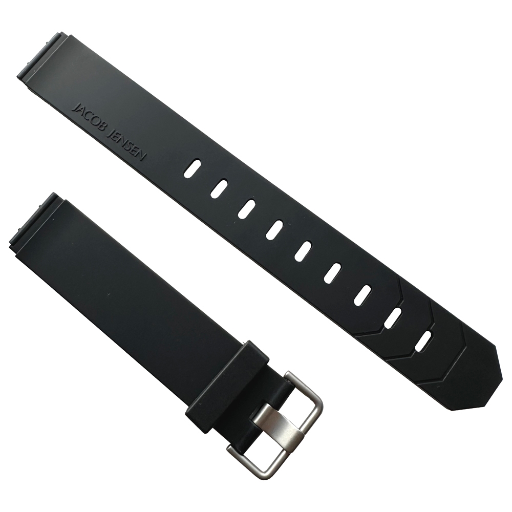 Jacob Jensen horlogeband 712, 730, 731, 732, 733, 738 rubber 17mm