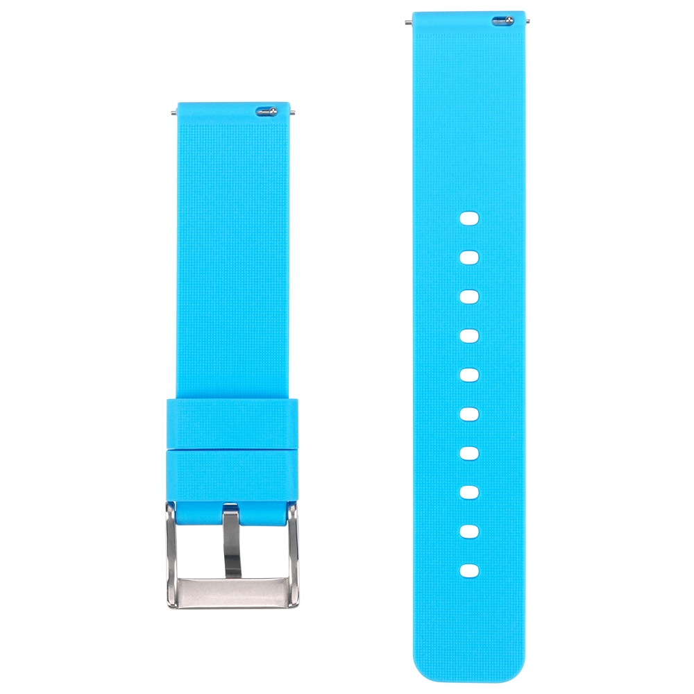 Silicone Rubberen Horlogebandje Lichtblauw