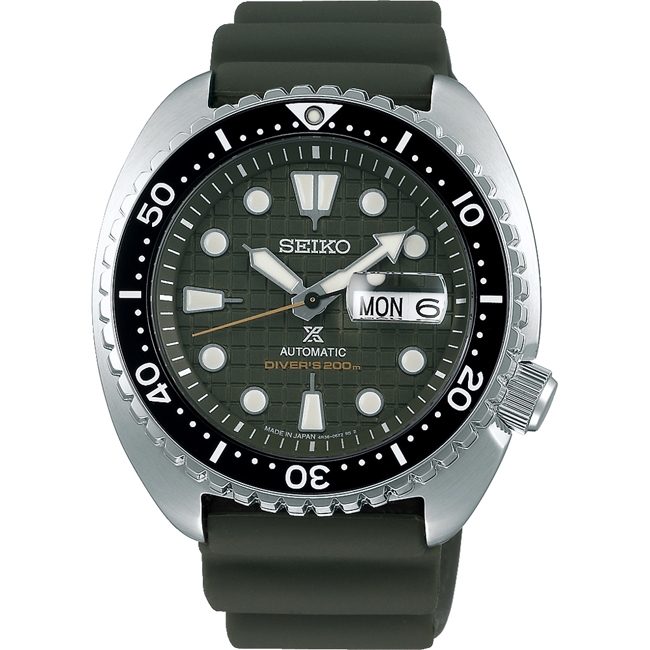 Seiko Prospex Horlogeband SRPE05 Groen Rubber 22mm