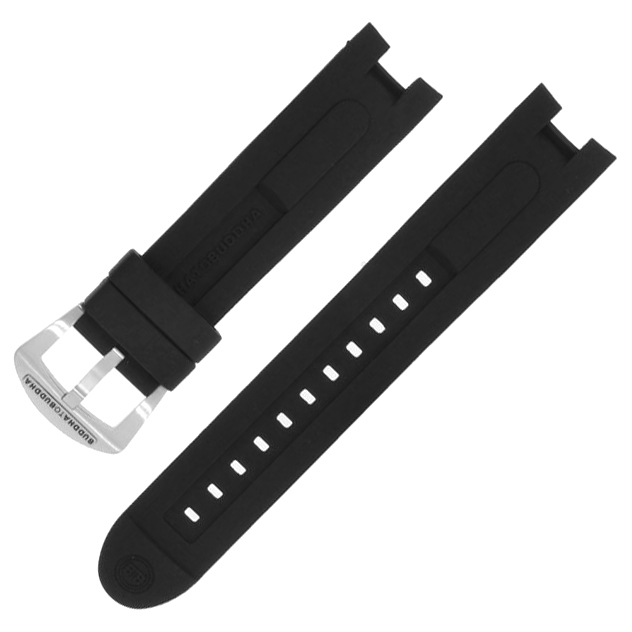 Buddha to Buddha Horlogeband voor Aquatic Explorer BTB.M.D… 46mm Horloges - Zwart Rubber 21mm