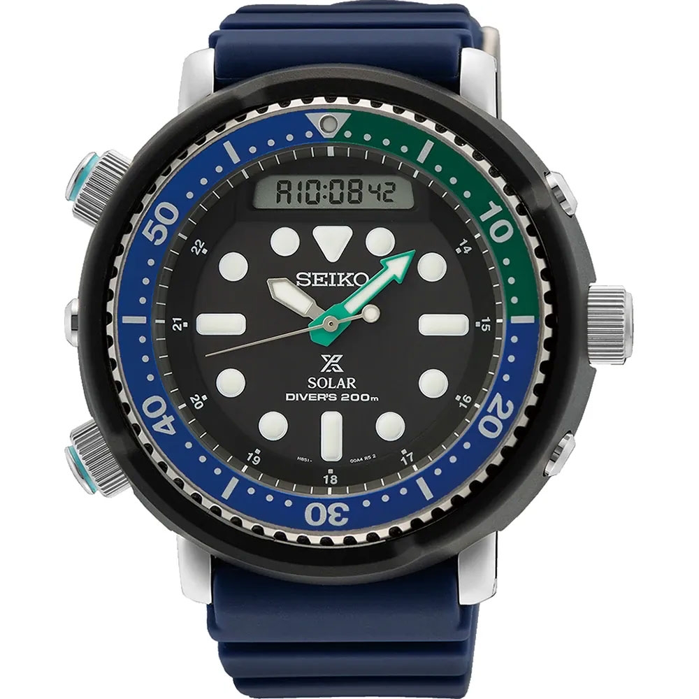 Seiko Prospex Sea Horlogeband SNJ039 Blauw Rubber 22mm